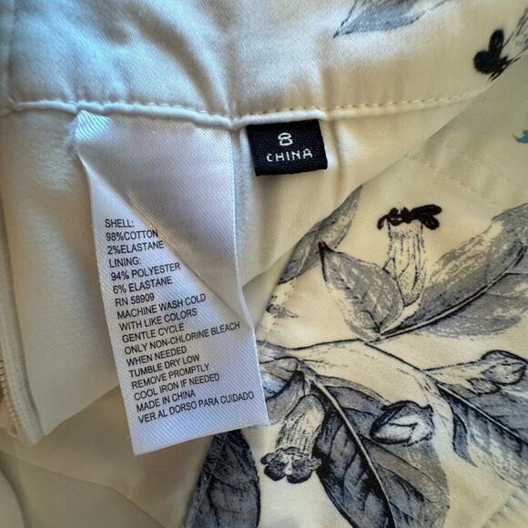 Alex Marie Women’s 8 Floral Skirt A-Line Flare Lined Pleated Pockets Romantic - Picture 12 of 12